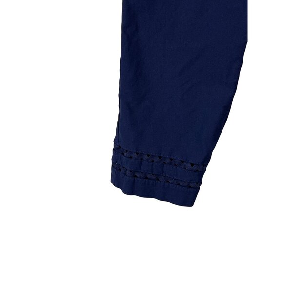 Crown & Ivy Leggings 8P Navy Cropped Activewear Pants Yoga Gym Workout - Picture 8 of 9